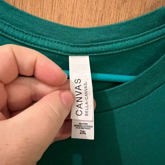 Size 2XL - Green Short Sleeve "Okie" St. Patty's T-Shirt - Picture 2 of 7